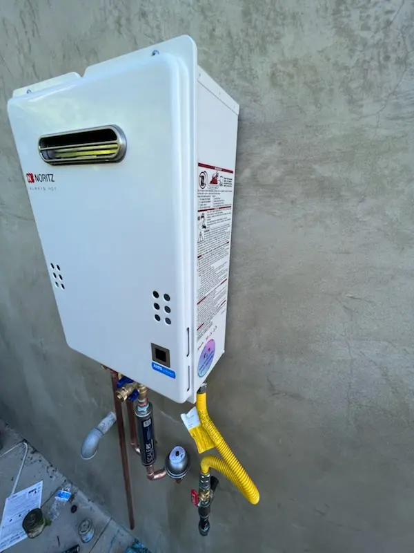 Tankless water heater installation for Southern Pines homes